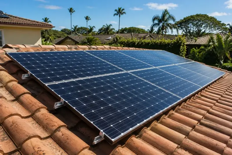 Installation de panneaux solaires à Thiré